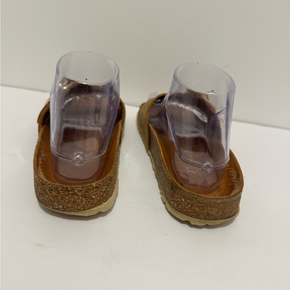 Birkenstock Brown Sandals with Gold Buckle - Picture 7 of 15